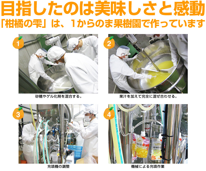 「柑橘の雫」は、1からのま果樹園で作っています